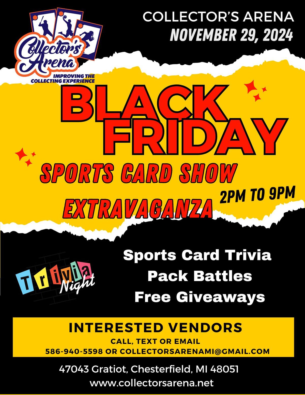 Sports Card Show Black Friday Extravaganza 