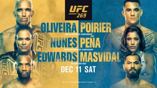 UFC 269: OLIVEIRA VS. POIRIER