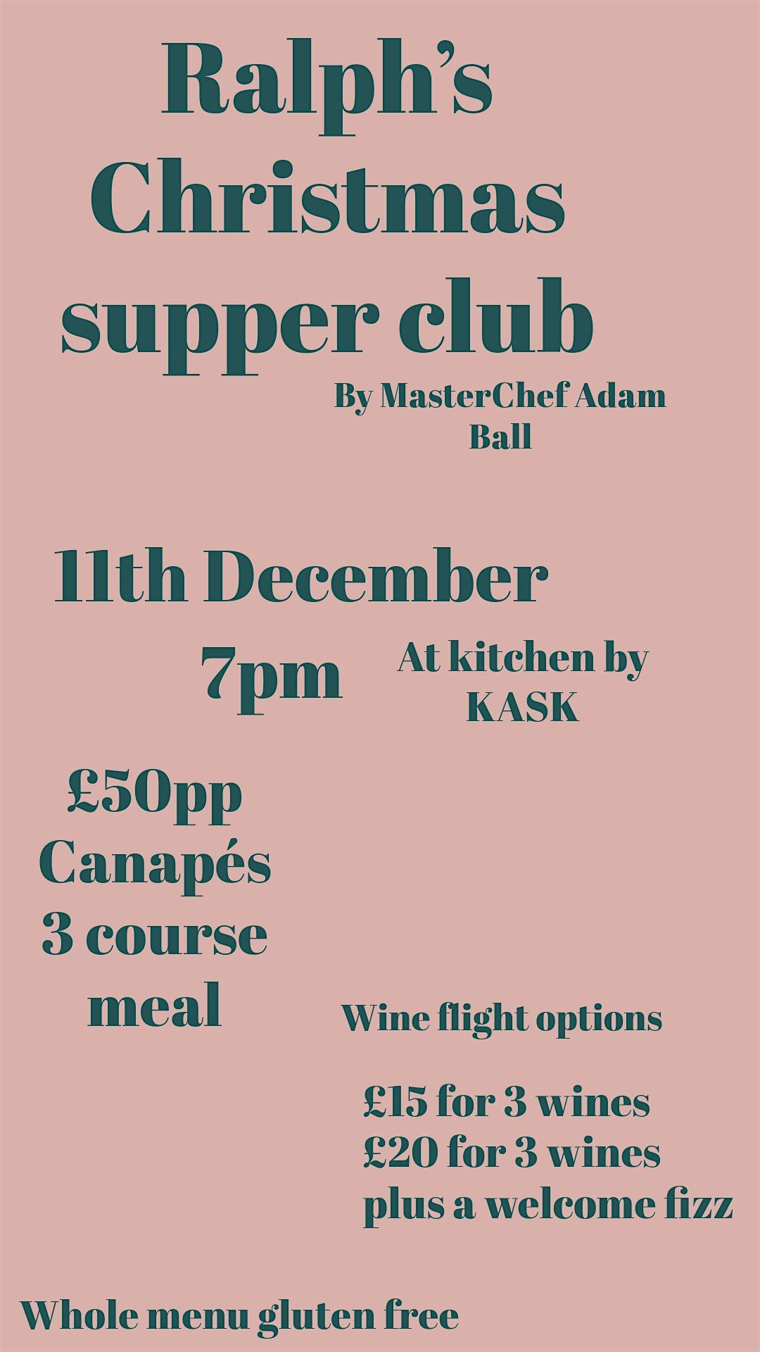 Christmas Supper Club