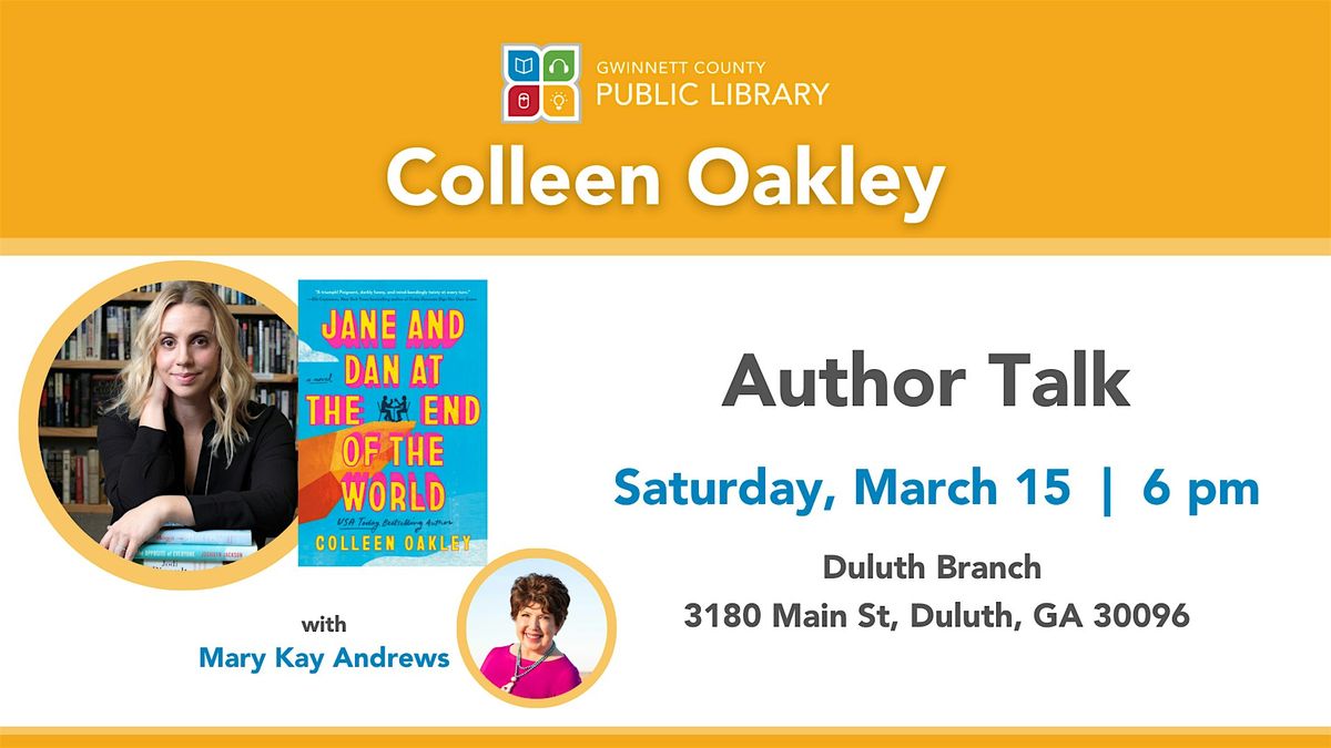 Author Talk with Colleen Oakley & Mary Kay Andrews