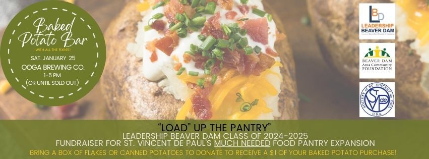 "Load" the Pantry- Baked Potato Fundraiser for St. Vincent De Paul Food Pantry Expansion