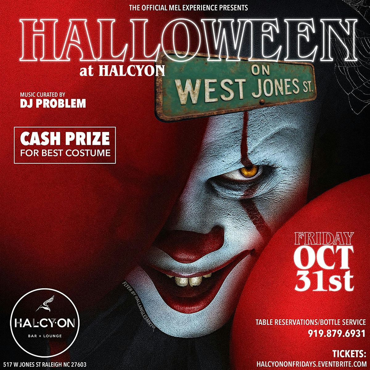 Halloween at Halcyon on West Jones St