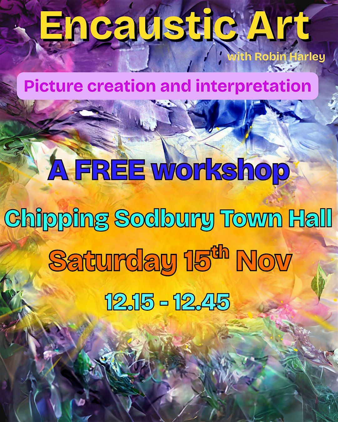 Encaustic Art - a FREE 30 minute workshop