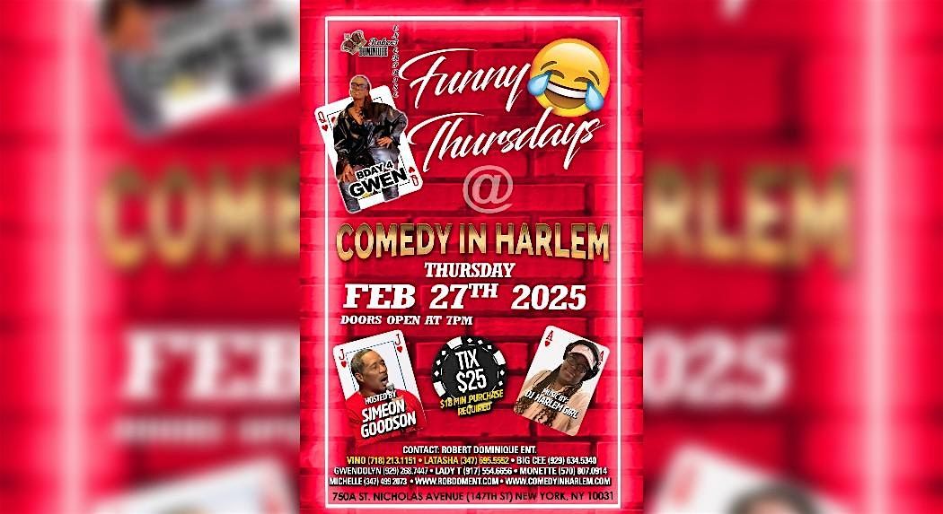 Funny Thursdays Harlem