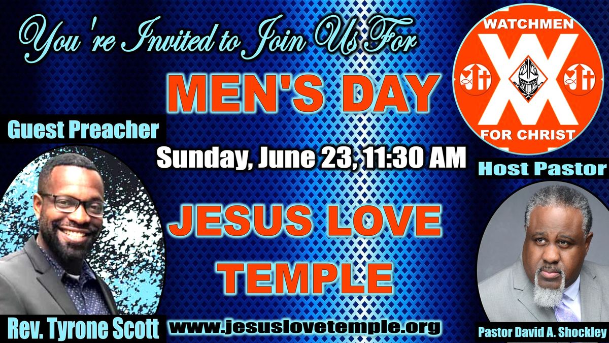 Men's Day - Watchmen for Christ at Jesus Love Temple