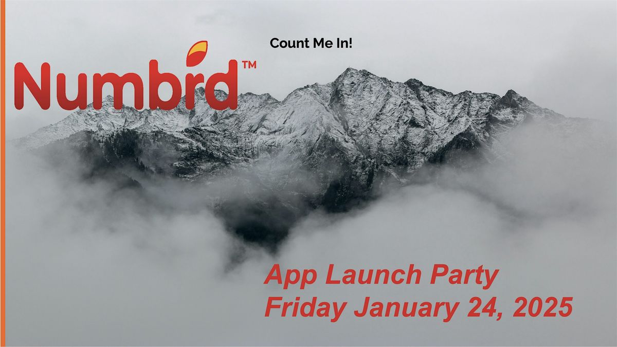 Numbrd's App Launch Party: Count Me In!