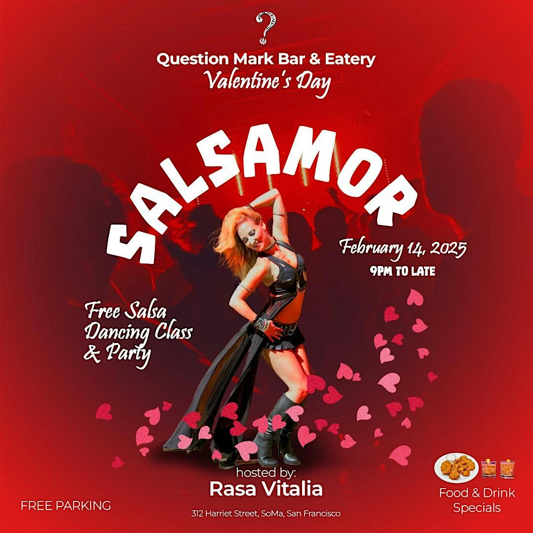 FREE SALSA DANCING LESSONS AND PARTY AT QUESTION MARK BAR