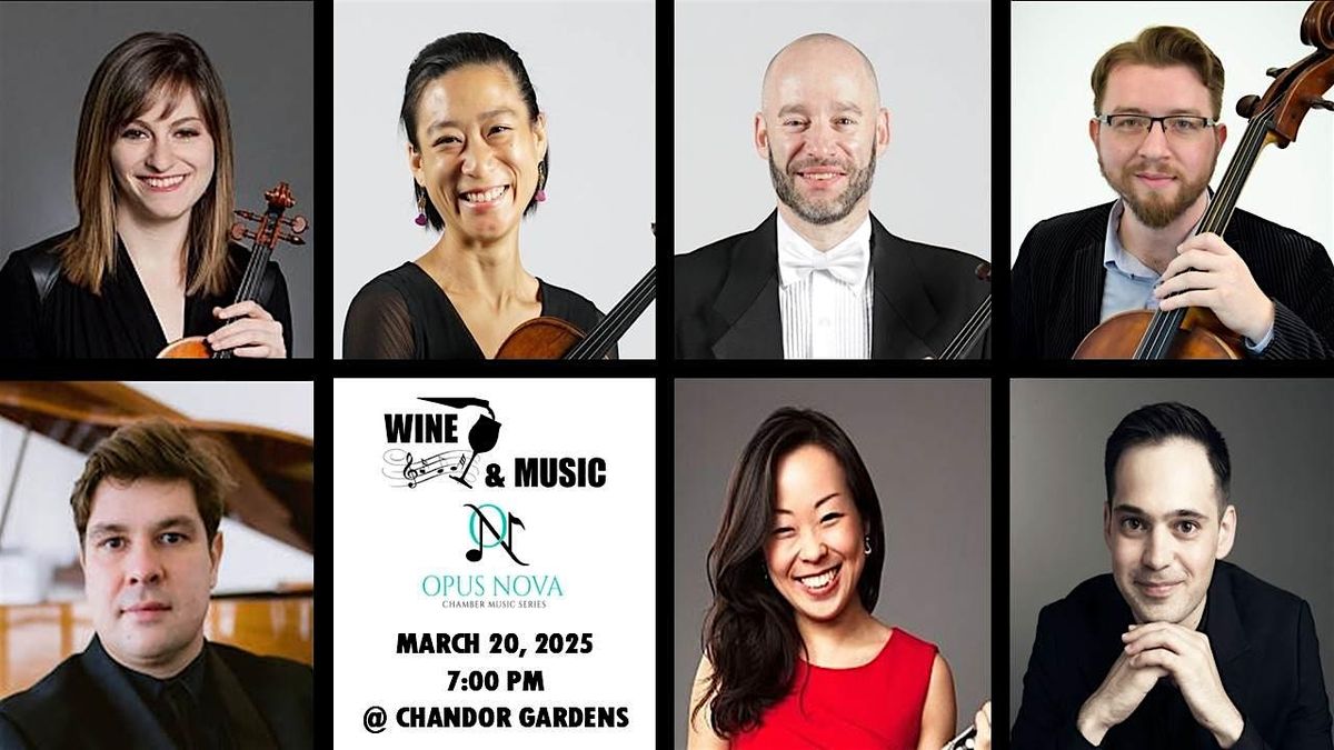 Wine & Music: Opus Nova "\u00c0 La Carte" Concert