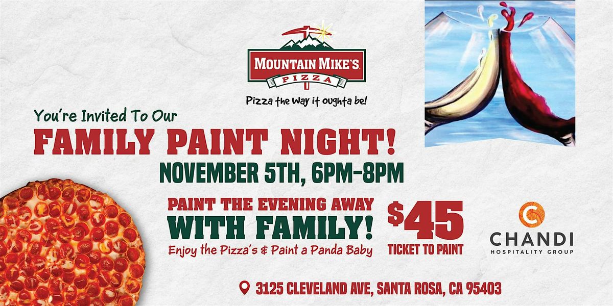 Family Paint Night at Mountain Mike\u2019s