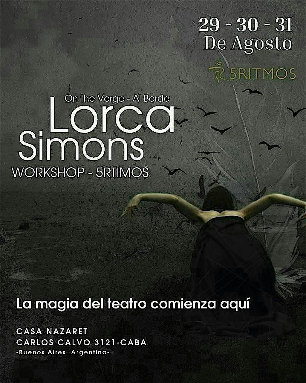 5Rithms workshop:  "On the Verge" x Lorca Simons