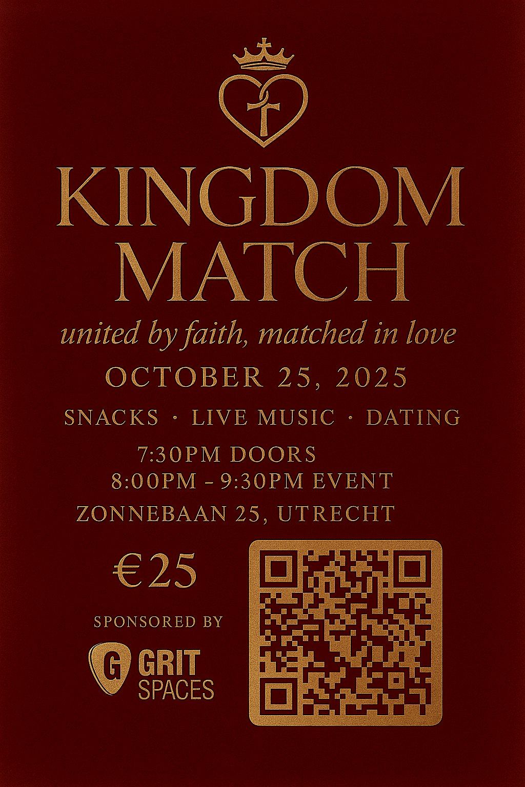 KINGDOM MATCH: united by faith, matched in love.