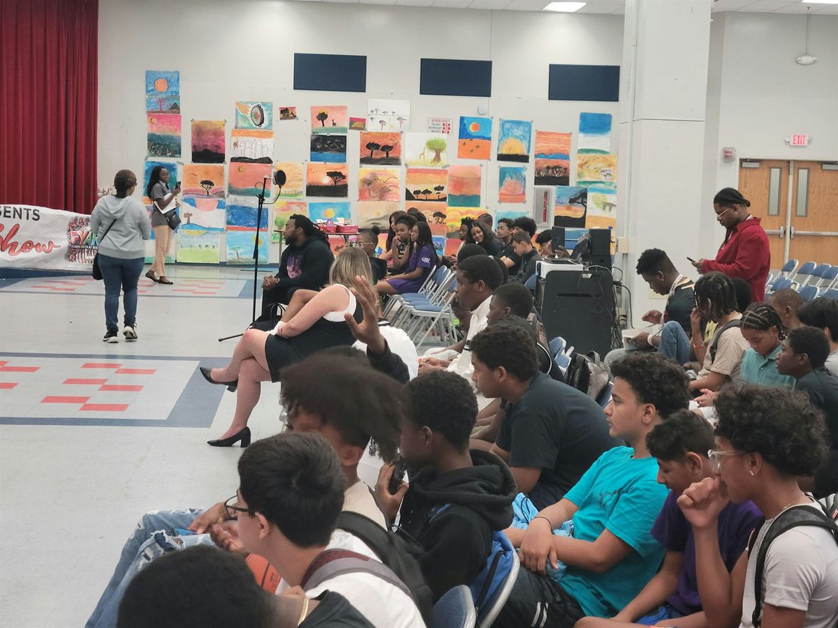 Career Day for teens in music, stage production, and community performance.