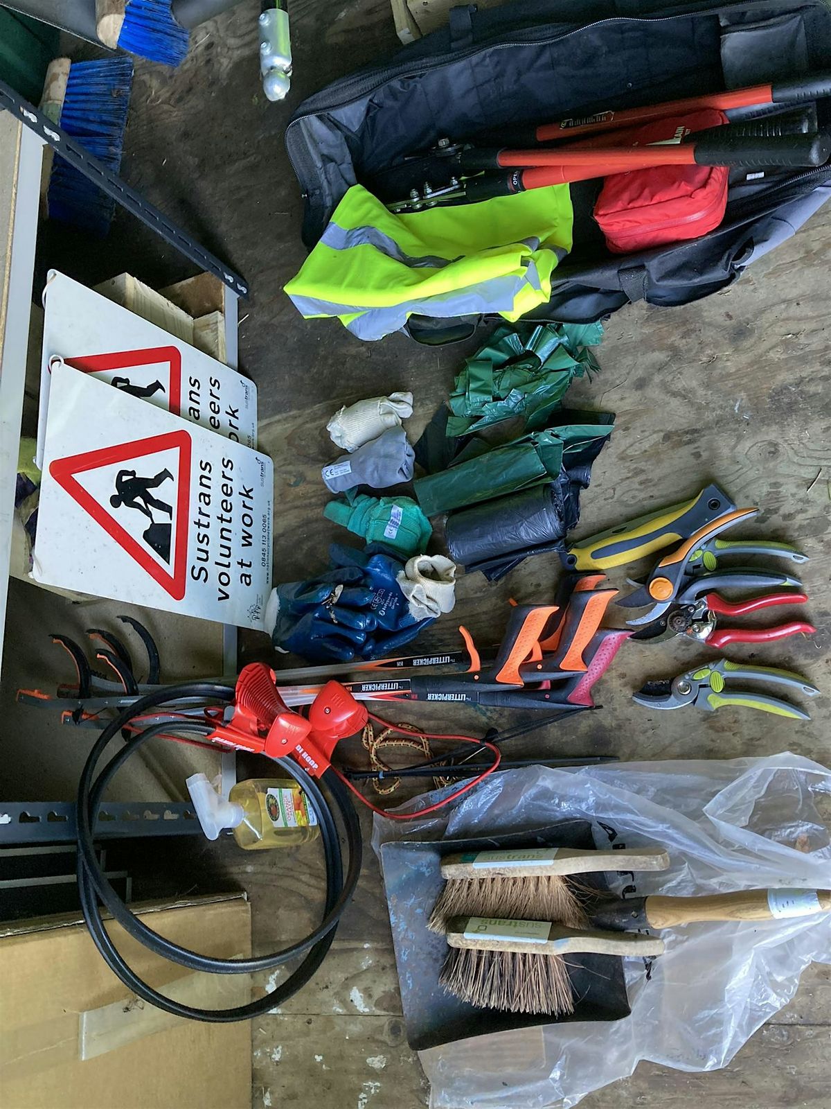 Comber Greenway Task day - Sandown Road