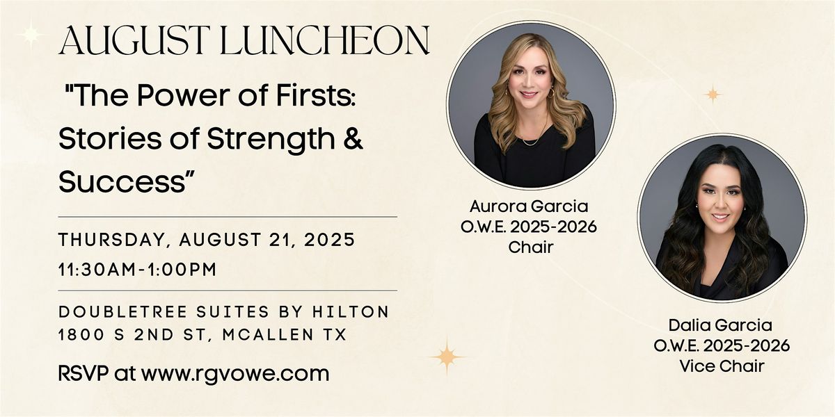 "The Power of Firsts: Stories of Strength & Success"
