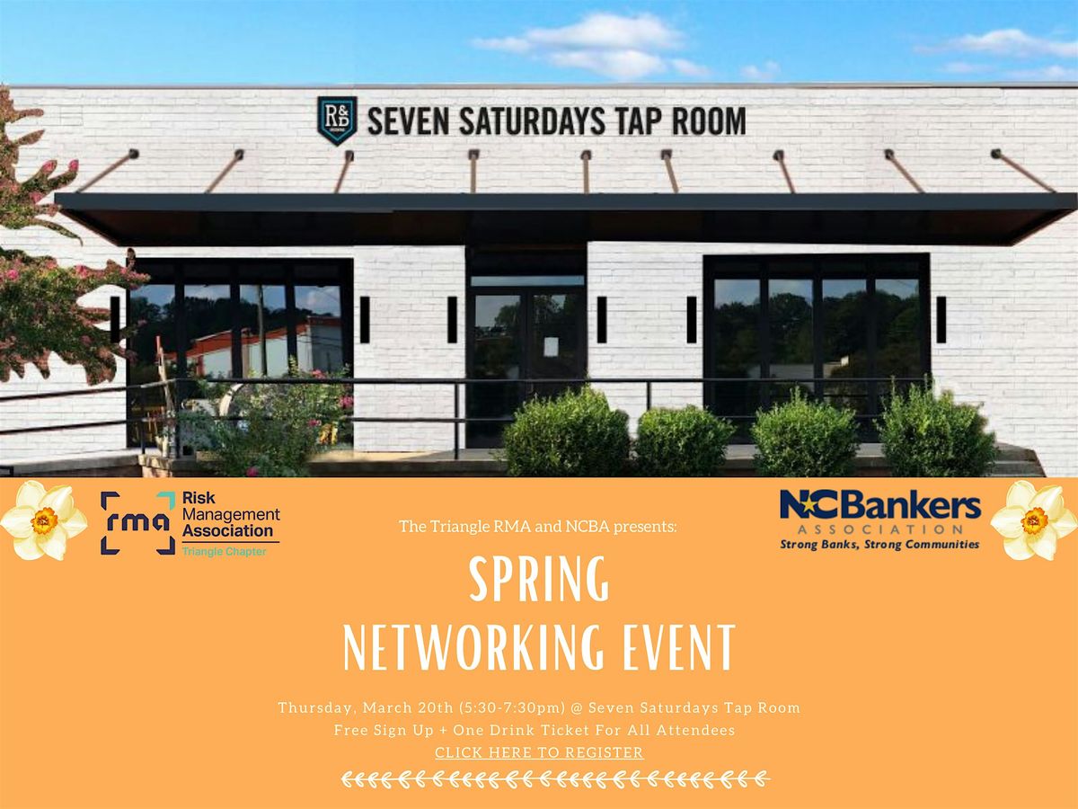 Triangle RMA & NCBA Spring Networking Event