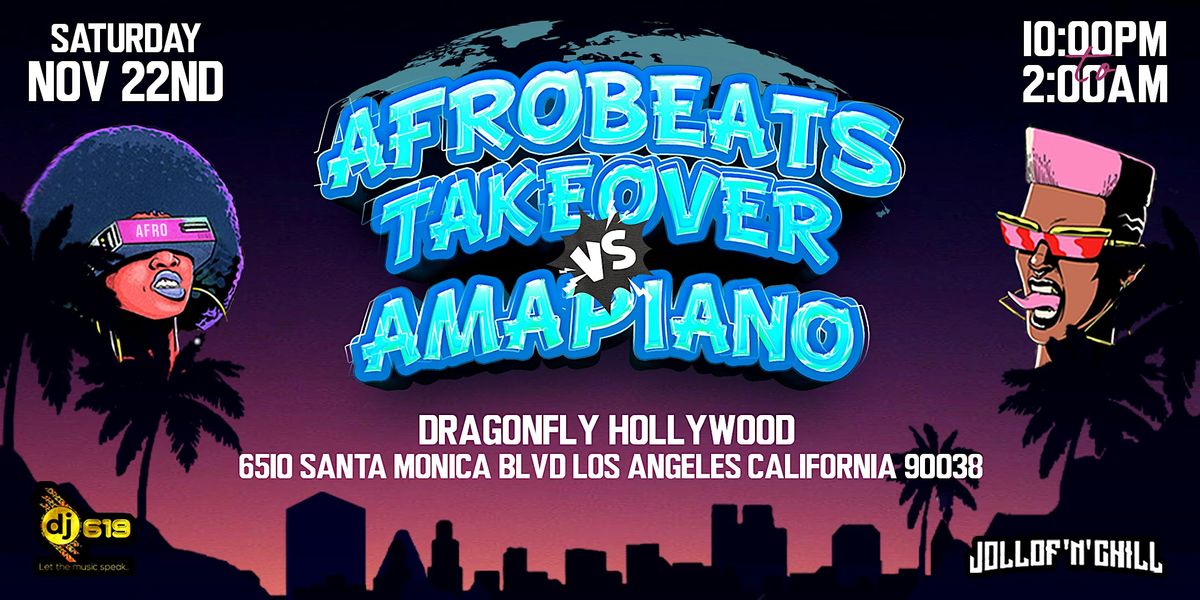 AFROBEATS TAKEOVER VS AMAPIANO