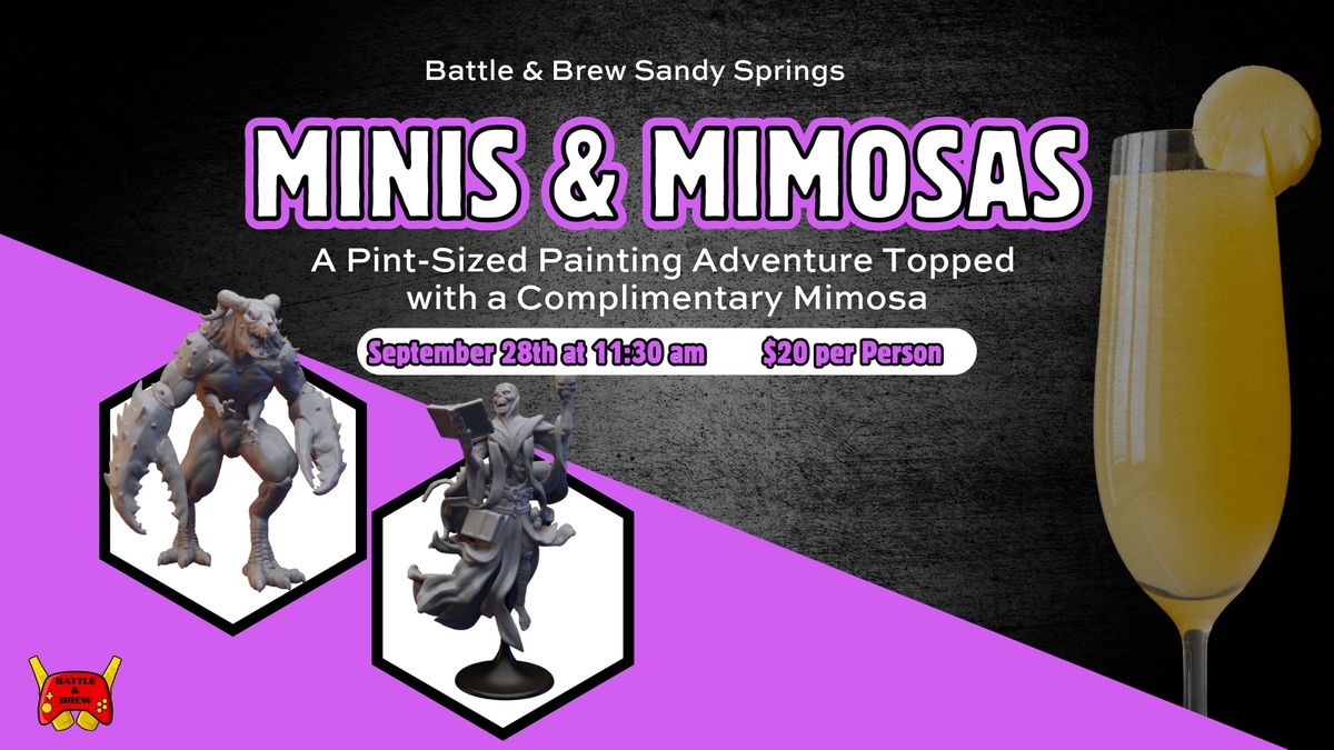 Minis & Mimosas: Paint & Sip Event