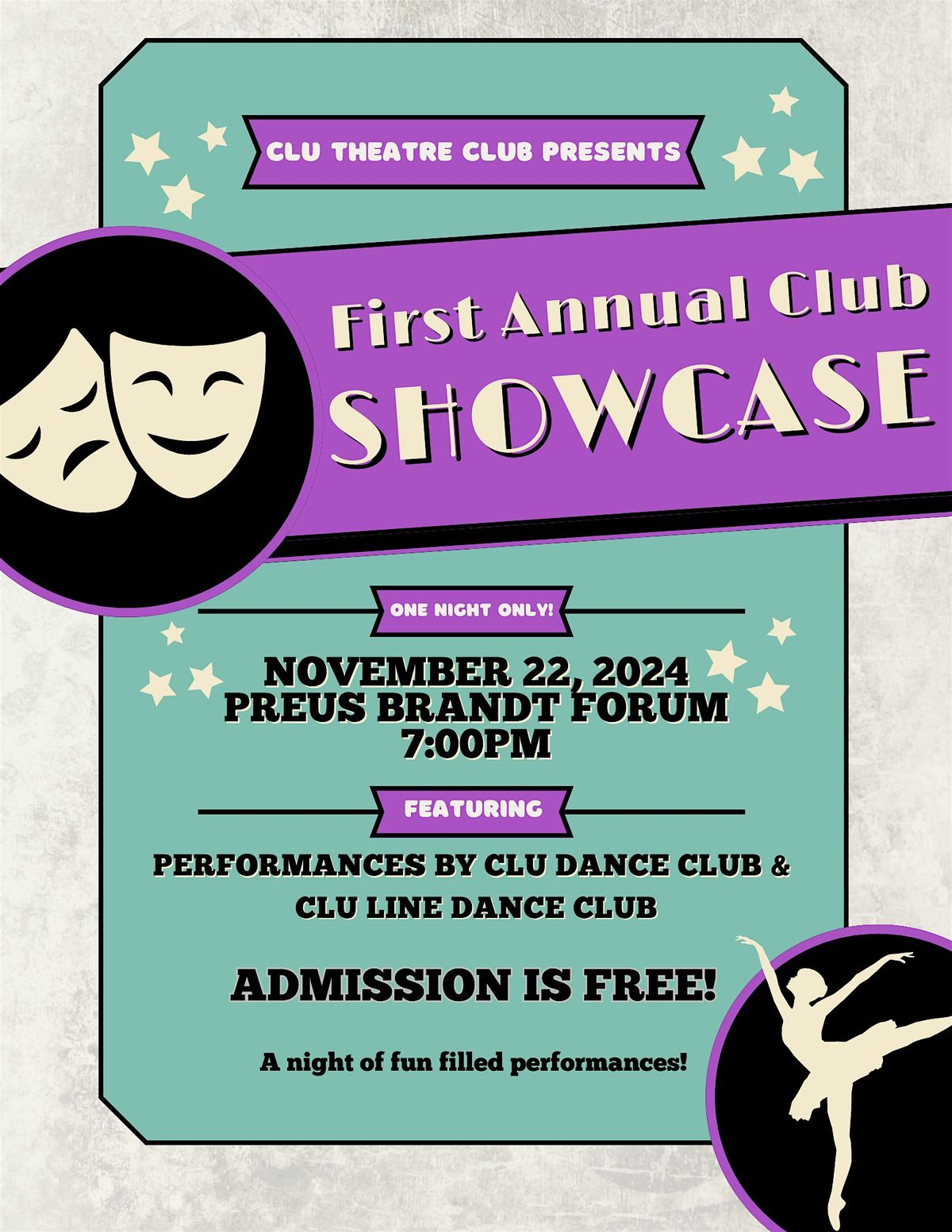 1st Annual Theatre Club Showcase