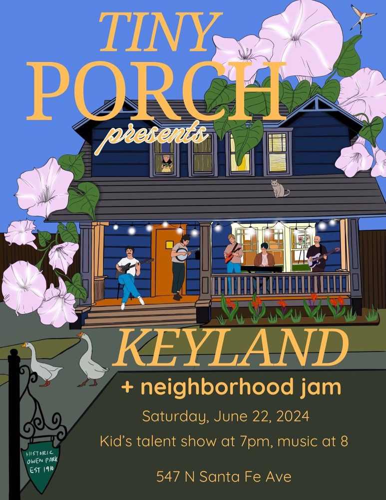 Keyland Headlines Tiny Porch