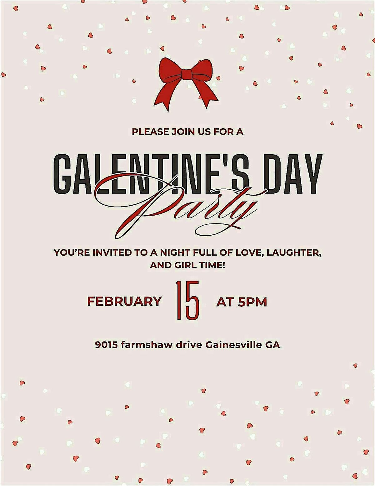 Galentine's party