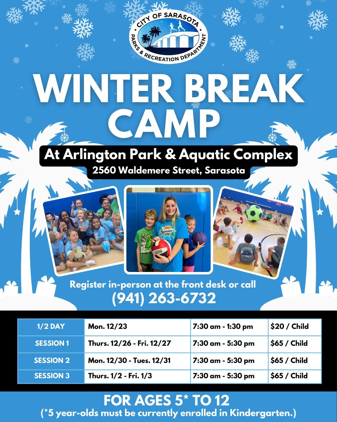 Winter Break Camp at Arlington Park