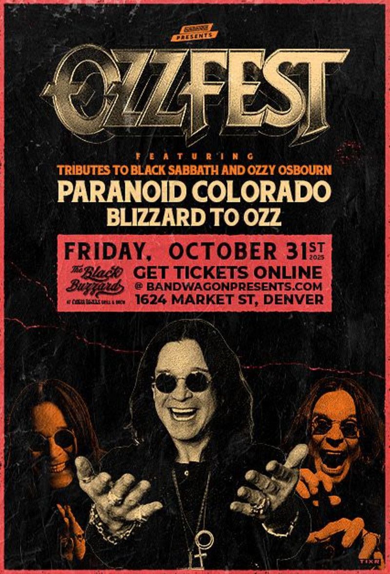 OZZFEST Halloween Party: Tributes to Black Sabbath and Ozzy Osbourne