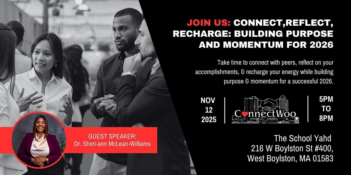 Connect, Reflect, and Recharge: Building Purpose and Momentum for 2026