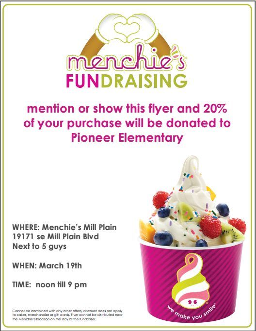 Menchie's Fundraiser