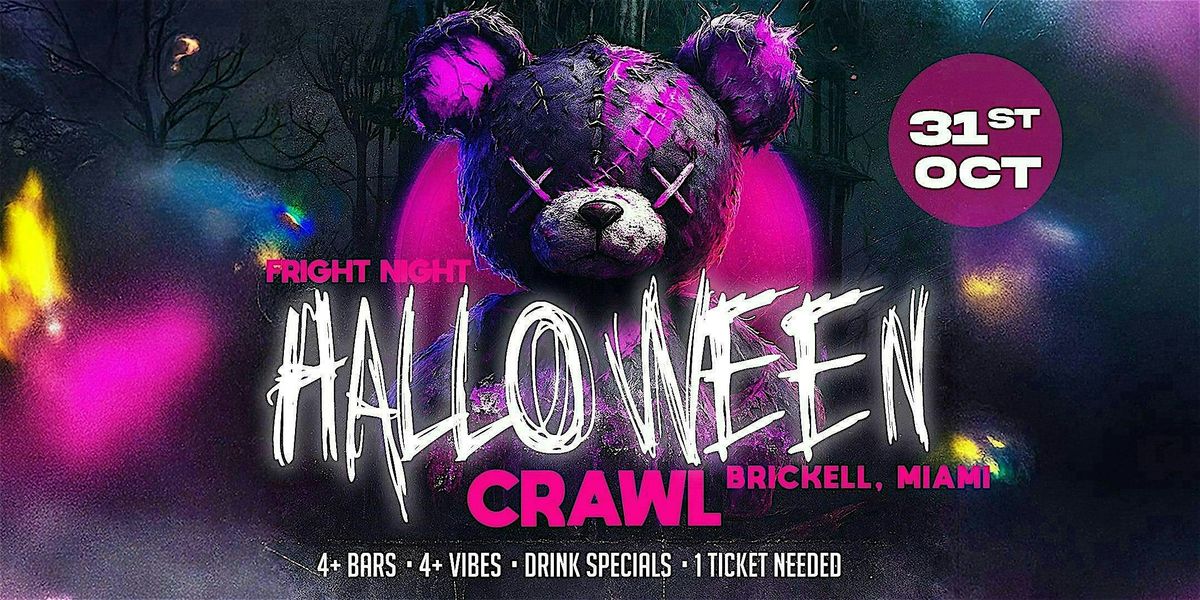 Fright Night Halloween Bar Crawl Brickell, Miami
