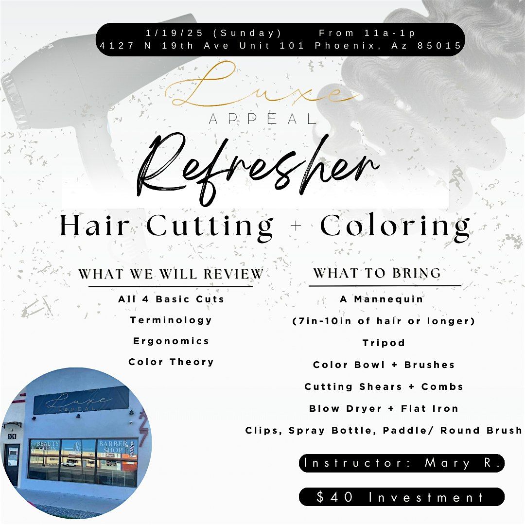 Hairstylist Cutting & Coloring Refresher 101