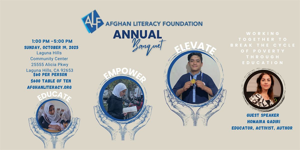 Afghan Literacy Foundation Annual Banquet