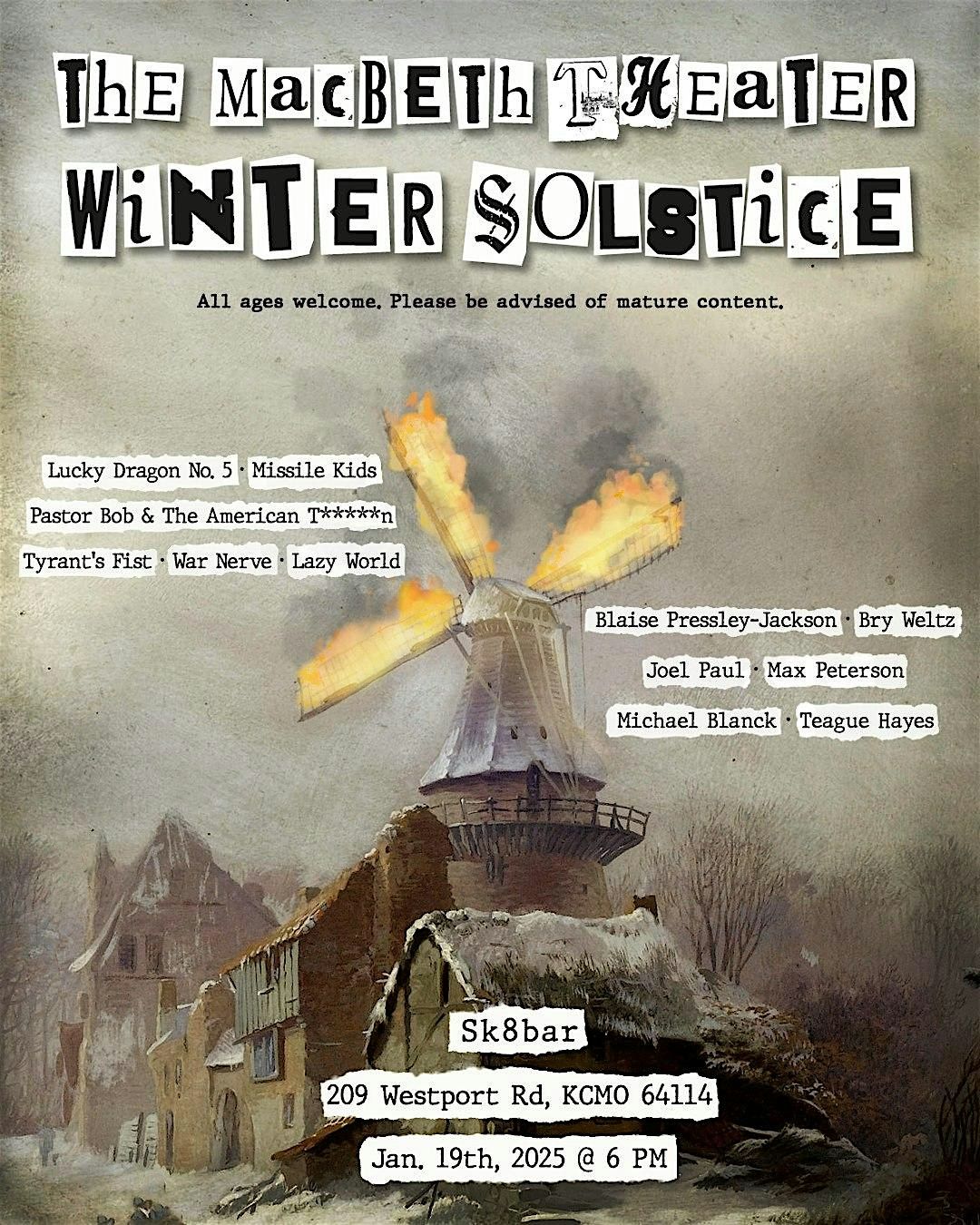 The Macbeth Theater Winter Solstice