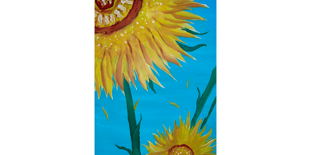 Sunny Yellow Sunflowers - Paint and Sip in Orlando | Classpop!\u2122