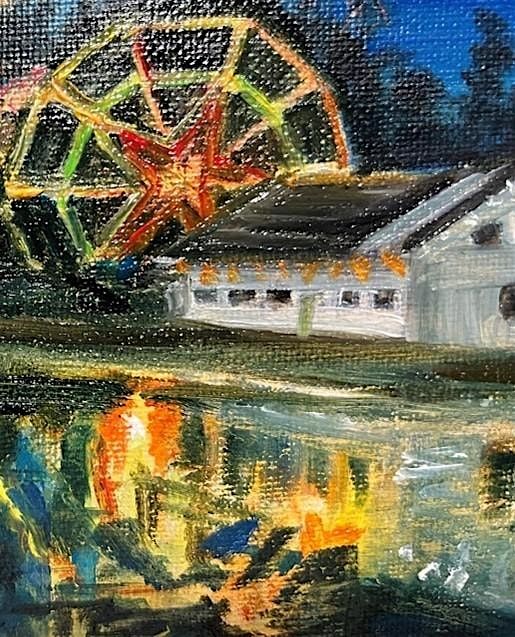 Sherman's Ferris Wheel Painting | Cheryl Bielli, instructor