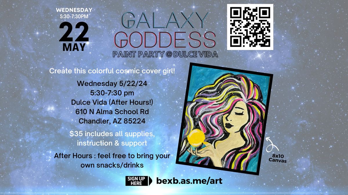 Paint Party: Galaxy Goddess