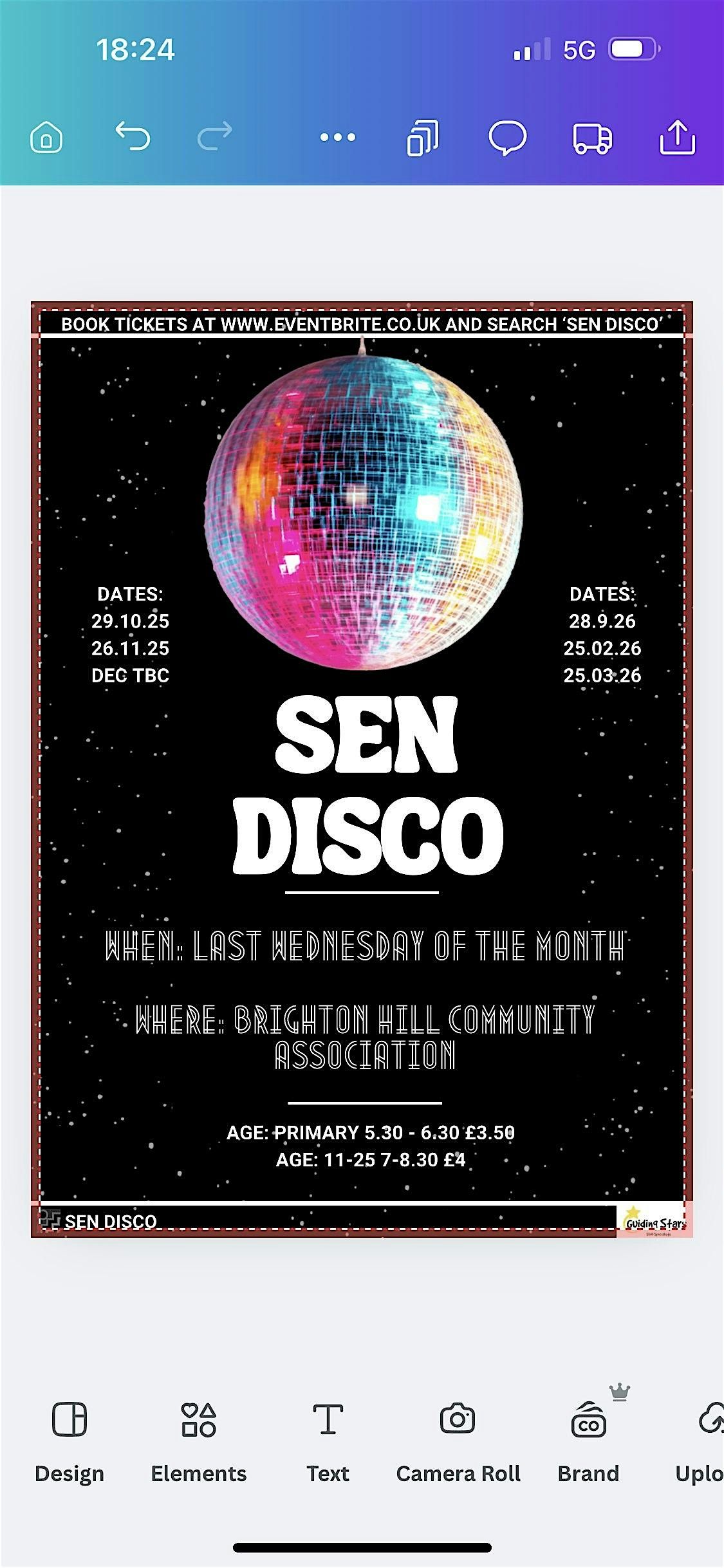 SEN disco 11+