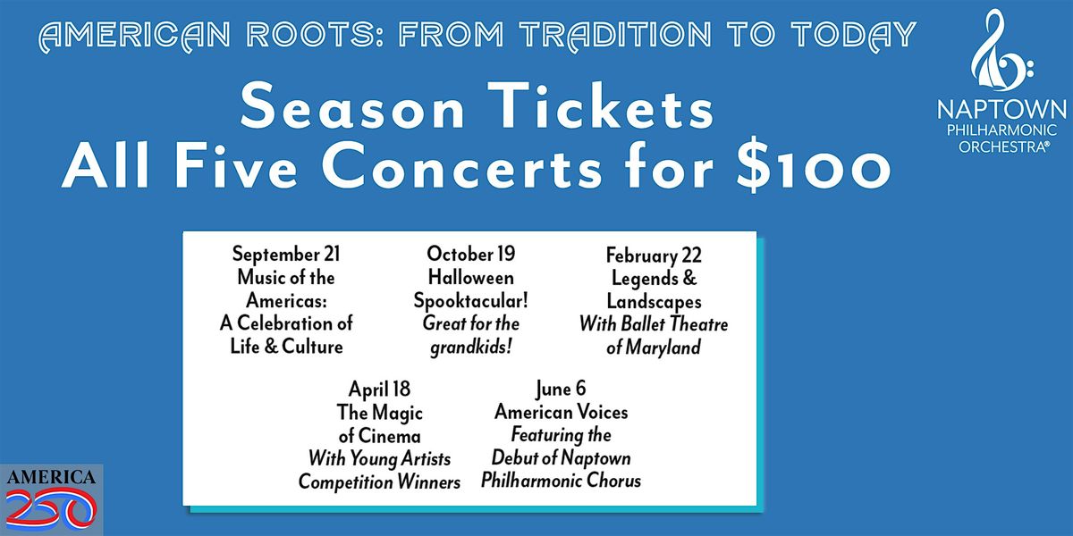 Season Tickets for Naptown Philharmonic's 2025-2026 Season