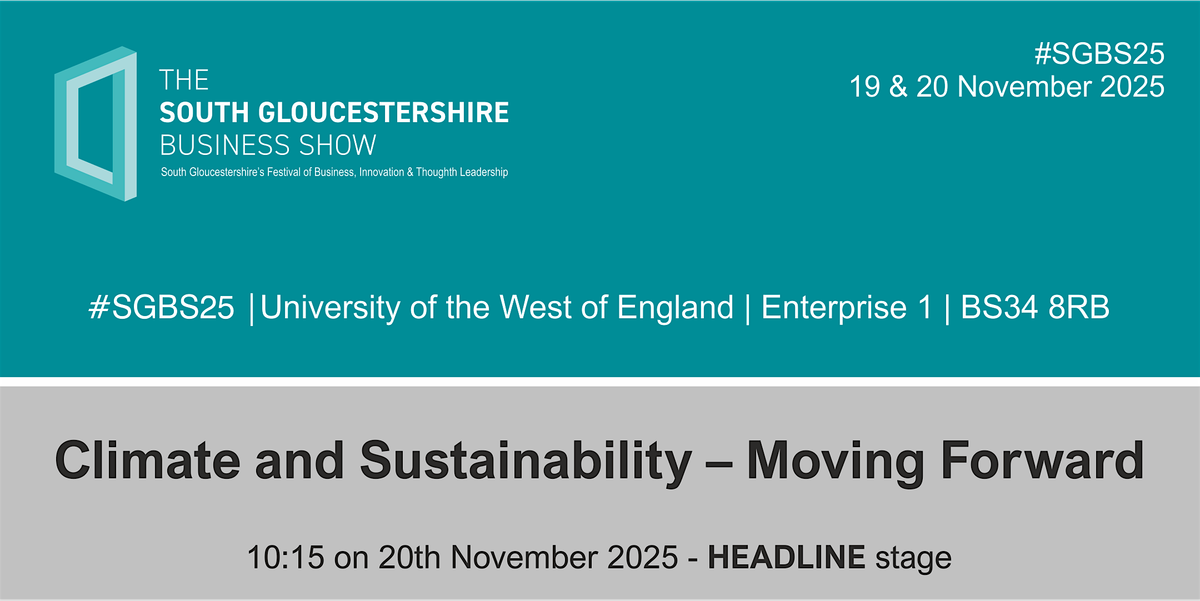 Climate and Sustainability \u2013 Moving Forward