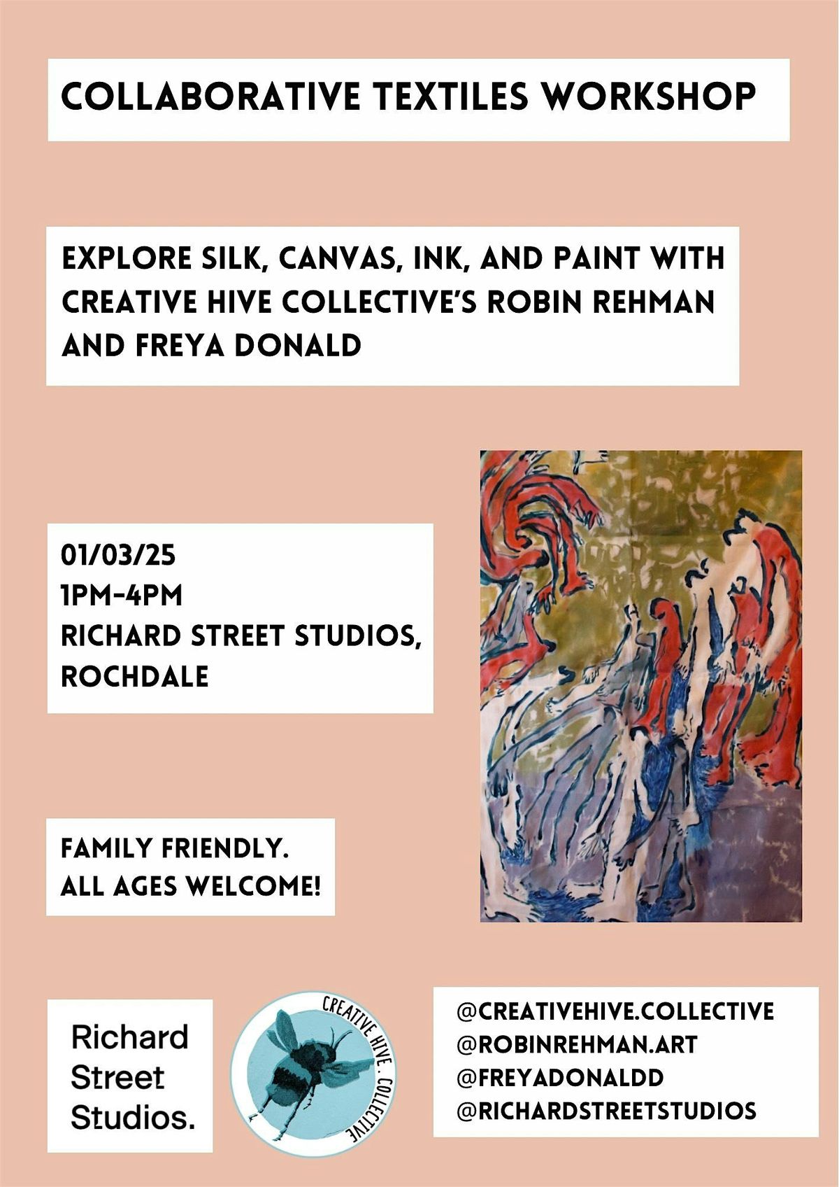 In Common Exhibition: FAMILY FRIENDLY COLLABORATIVE TEXTILES WORKSHOP