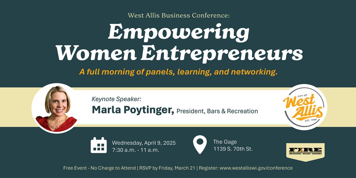 West Allis Business Conference: Empowering Women Entrepreneurs