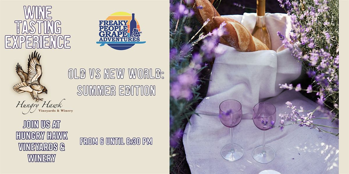 Old vs New World Wines Summer Edition: Wine Tasting Experience
