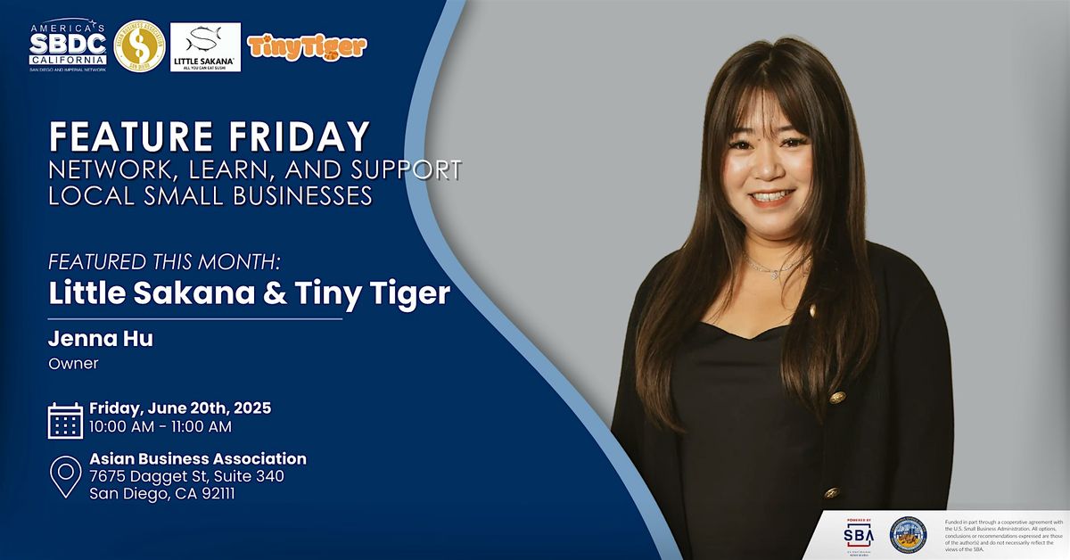 [June] Feature Friday - Little Sakana & Tiny Tiger