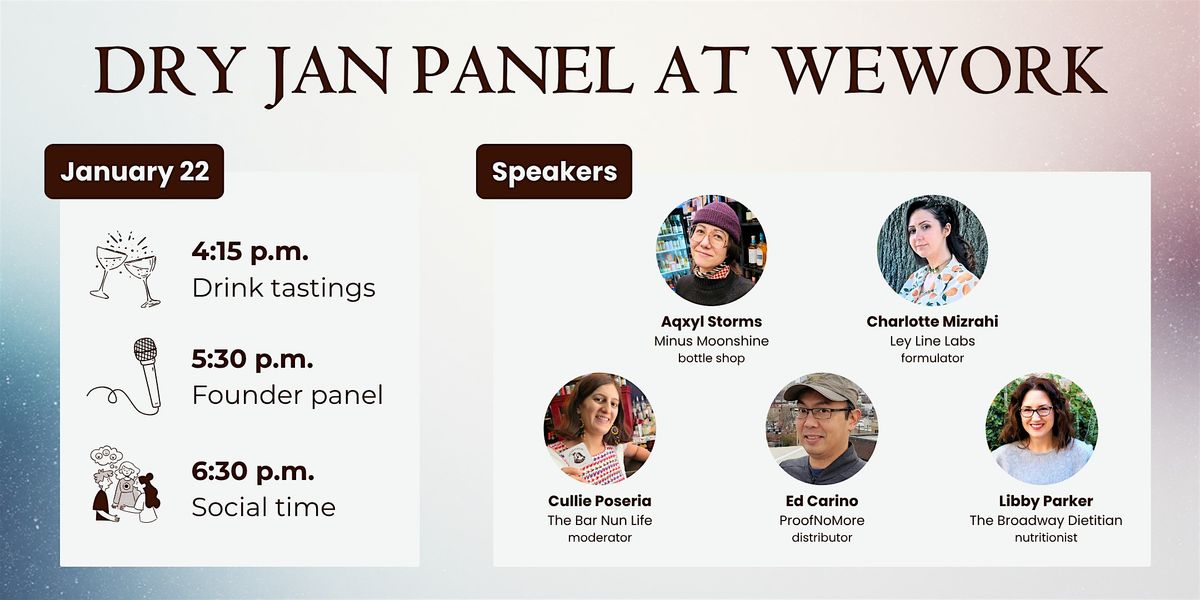 Dry January at WeWork: networking and founder panel