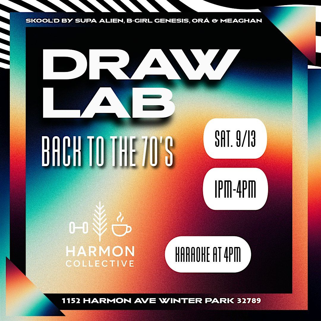 FREE Draw Club at Black Phin in Winter Park with Draw Lab Orlando