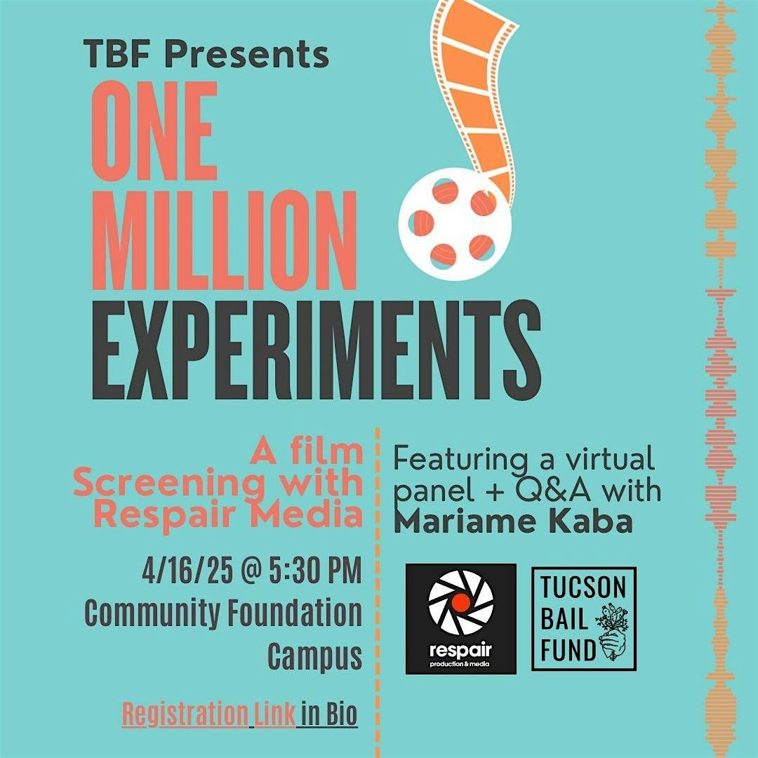 TBF Film Screening - One Million Experiments with Mariame Kaba