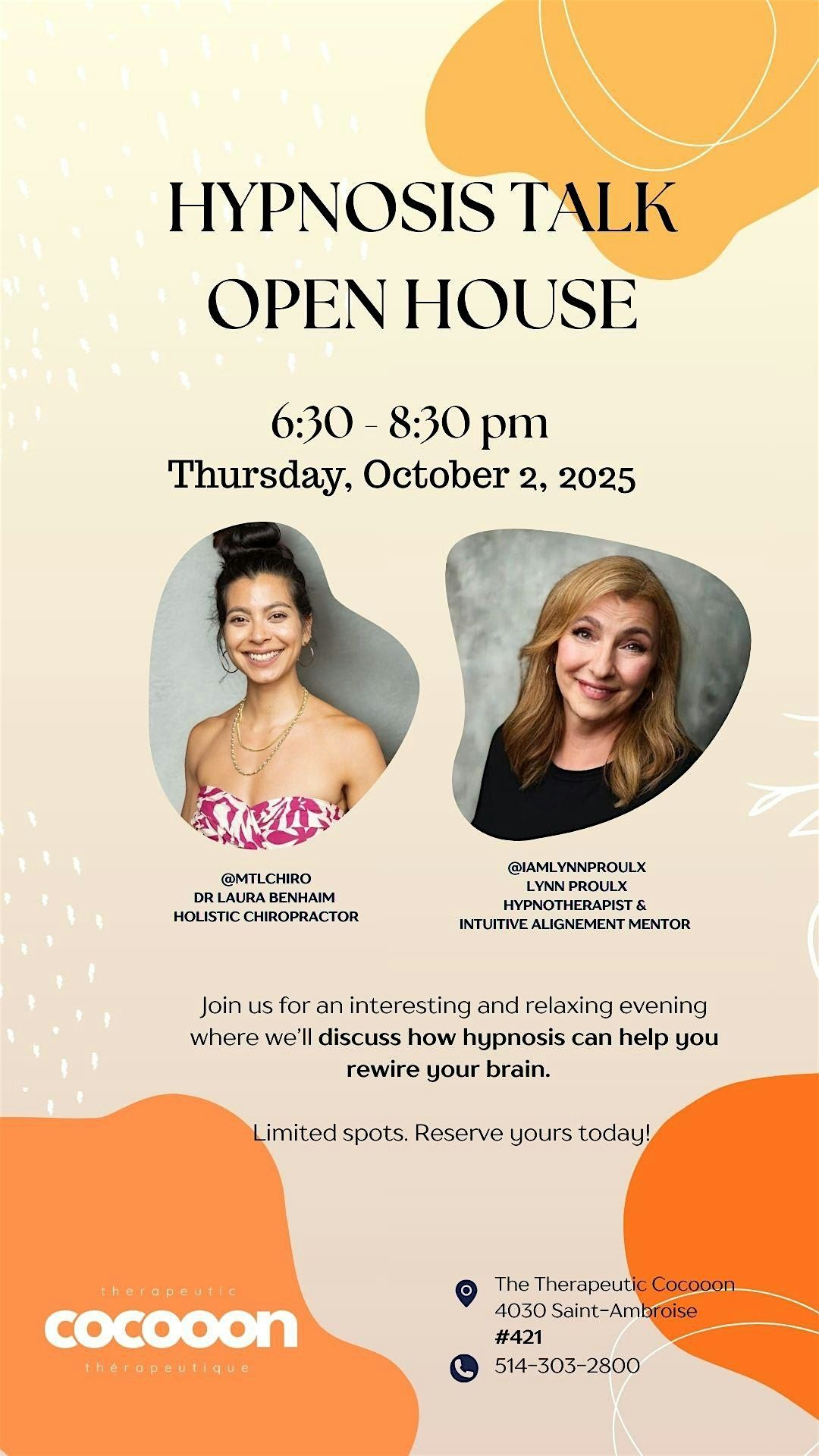 Hypnosis Talk - Open House