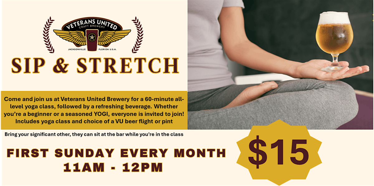 SIP & STRETCH BREWERY YOGA