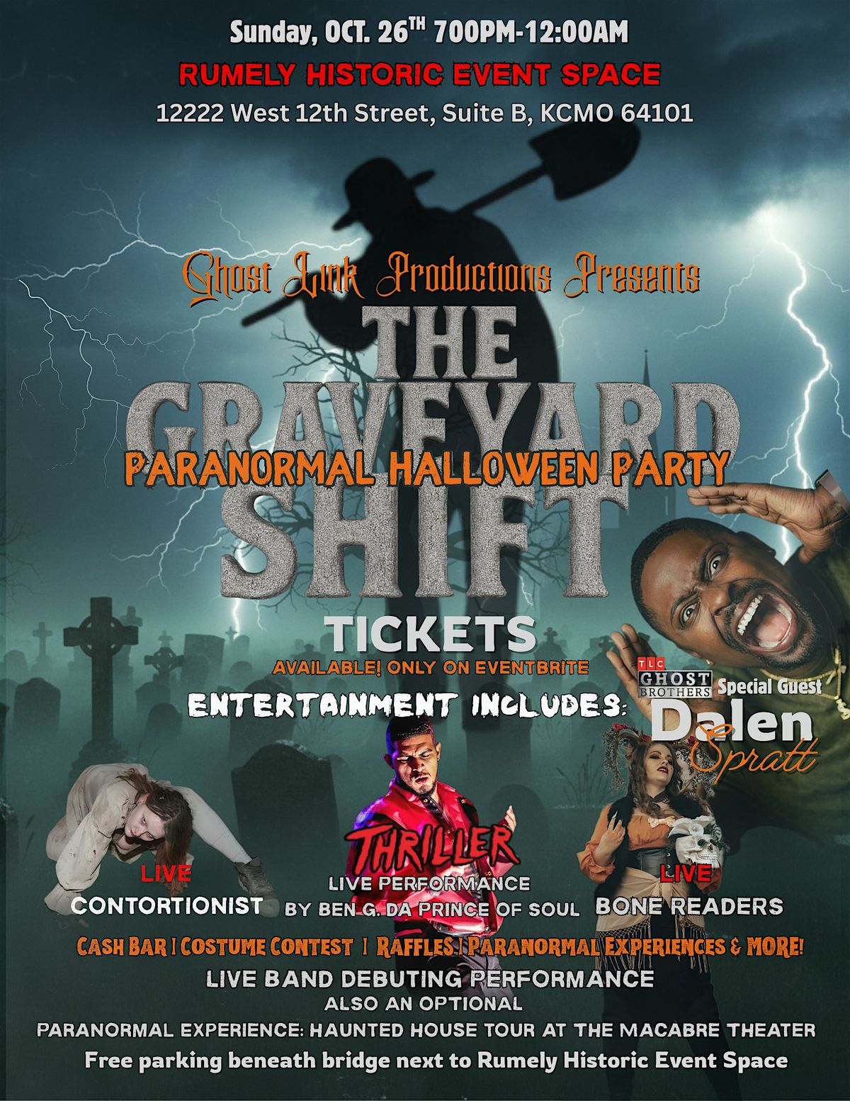 The Graveyard Shift Paranormal Halloween Party