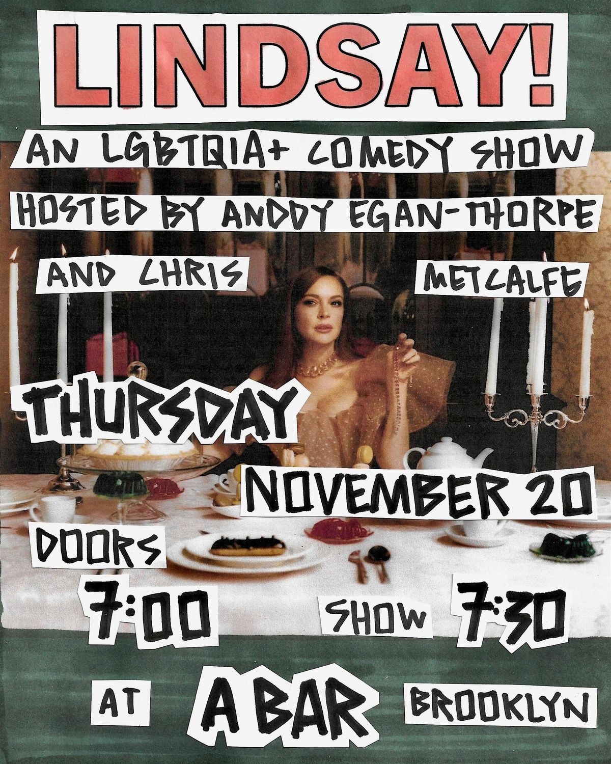 LINDSAY! Queer Comedy Show in Greenpoint