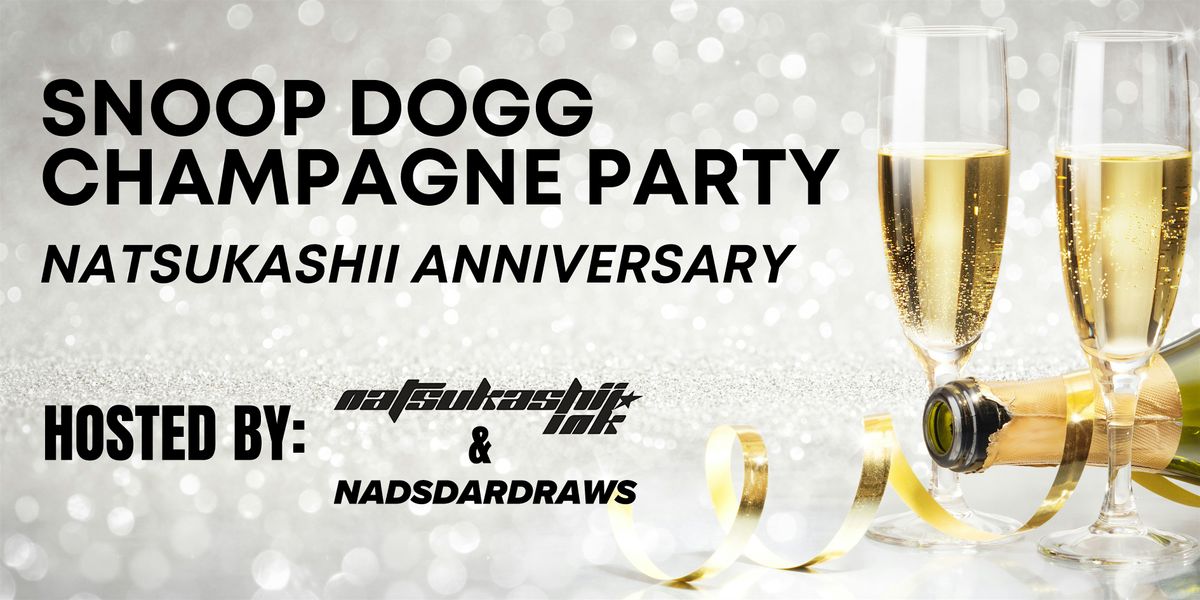 Snoop Dog Champagne Natsukashii Ink Anniversary Party
